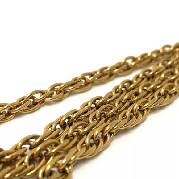 CHANEL CC Mark Necklace Metal Gold - Picture 10 of 10